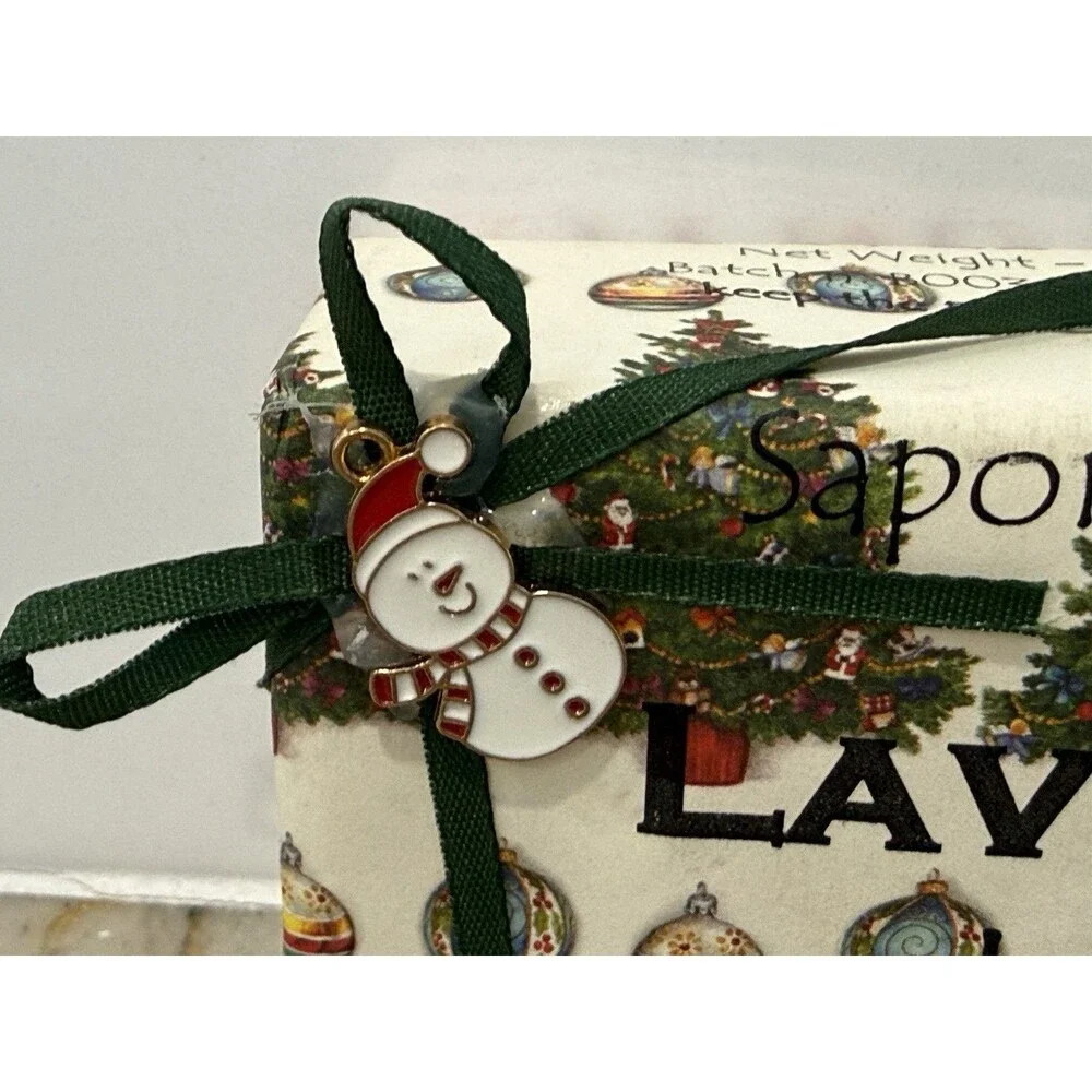 Lavender Lavanda Vegetable Soap Handmade in Italy Large‎ Size Sapone New